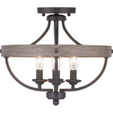 Gulliver 4 Light 15.25 Inch Wide Semi Flush Mount by Progress - P350117