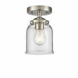 Bell 1 Light 8.13 Inch Length Semi Flush Mount by Innovations - 284-1C-G5