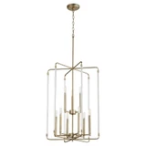 Optic 9 Light Large 2 Tier Pendant by Quorum - 8114-9