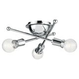 Armstrong 3 Light 15 Inch Wide Flush Mount by Kichler - 43196