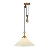 Ellen 1 Light Pendant 13.13 Inch Tall and 20 Inch Wide by Alora - PD447120