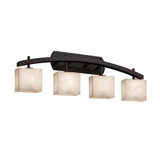 Clouds Archway 4 Light Rectangle Vanity Light by Justice Design - CLD-8594-55