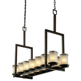 Veneto Luce Dakota 14 Light Chandelier by Justice Design GLA-8764-16-WTFR - GLA-8764-16-WTFR
