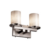 Clouds Dakota 2 Light Vanity Light by Justice Design - CLD-8772-10