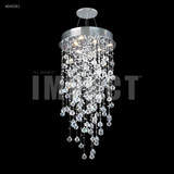 Crystal Rain 6 Light Small Chandelier by James Moder - 40416LCH