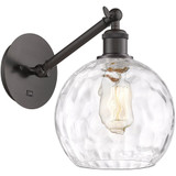 Athens 1 Light Water Glass Wall Sconce by Innovations - 317-1W-G1215-8