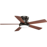 Vox Wide Ceiling Fan 1 Light Handheld Remote 52 Inch wide by Progress - P2572