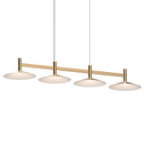 Systema Staccato 18W 1 LED Oversized Cone Shade Linear Pendant by Sonneman - SS_1784_CON