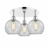 Athens 3 Light 19.75 Inch Wide Flush Mount by Innovations - 516-3C-G12-8