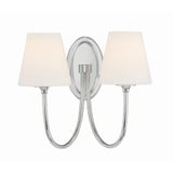 Juno 2 Light Candle Style Wall Sconce by Crystorama - JUN-10322