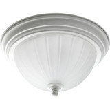 Melon 1 Light 11.38 Inch Wide Bowl Flush Mount by Progress - P3816