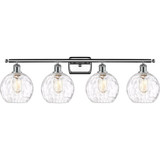 Athens Water Glass 4 Light Bath Vanity 11 Tall and 38 Wide by Innovations - 516-4W-G1215-8