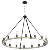 Paxton 16 Light Oversized Chandelier by Quorum - 64-16