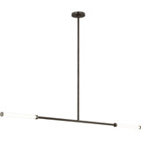 Poza 26.5W 2LED Linear Chandelier 56.2 Inch Length by Visual Comfort Modern - SLLS747