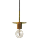 Roswell 1 Light Pendant with Disc Accent by Dainolite - RSW-61P