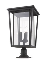 Seoul 3 Light Outdoor Post Mount Lantern 14.25 x 105.5 Inch by Z-Lite - 571PHXLR1