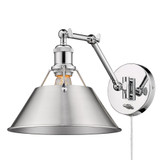Orwell 1 Light Articulating Wall Sconce by Golden - 3306-A1W