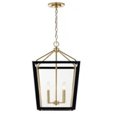 Delvin 4 Light Large Pendant 24 Inch Tall by Kichler - 52619