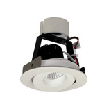 Iolite 12W LED 4 Inches Round Adjustable Gimbal Reflector by Nora  - NIR-4RG50X-10