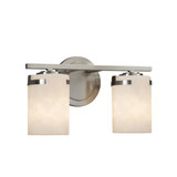 Clouds Atlas 2 Light Vanity Light by Justice Design - CLD-8452-10