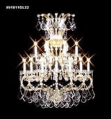 Maria Theresa Grand 11 Light Wall Sconce by James Moder - 91811