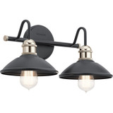 Clyde 2 Light Vanity Light by Kichler - 45944