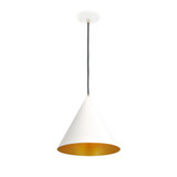Conos 1 Light Medium Pendant by Justice Design - NSH-8945