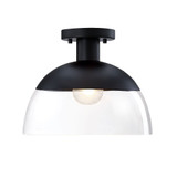 Rey 1 Light Semi Flush Mount 10.25 InchX13 Inch Wide by Designers Fountain - D308M-SF