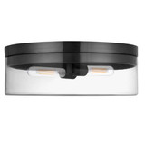 Fiona 2 Light 14 Inch Wide Flush Mount by Dainolite - FNA-142FH-CLR