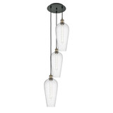 Chelsea 3 Light Cord Hung Pendant 58 Inch and 14.5 Inch Wide by Innovations - 113B-3P-G456-8