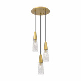 Amherst Brook 3 Light Cord Hung Pendant 11.75 Inch Tall by Innovations - 322-3P-3