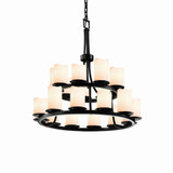 Candlearia Dakota 21 Light Large 2 Tier Chandelier by JD CNDL-8767-14-CREM - CNDL-8767-14-CREM