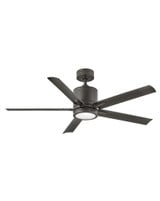 Vail 52 Inch 5 Blade Ceiling Fan with Light Kit by Hinkley - 902152F