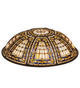 24 Inch FLEUR DE LIS DOME by Meyda Tiffany - 1980-24S