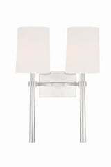 Bromley 2 Light Candle Style Wall Sconce by Crystorama - BRO-452