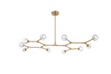 Zayne 10 Light Oversized Pendant by Elegant - 3508D56