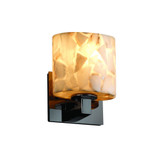 Alabaster Rocks Modular 1 Light Oval Wall Sconce by Justice Design - ALR-8931-30
