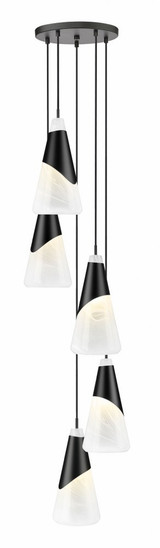 Aimie 5 Light Chandelier 15.75 Inch Tall and 12 Inch Wide by Z Lite - 828P7-5R