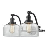 Bell 2 Light Adjustable Bath Vanity 12 Inch and 18 Inch Wide by Innovations - 515-2W-G7