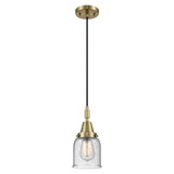 Bell 1 Light Cord Hung Mini Pendant 5 Inch Wide by Innovations - 447-1P-G5