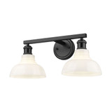 Carver 2 Light Bath Vanity 8.63 Inch Tall and 19.5 Inch Wide by Golden - 0305-BA2