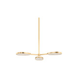 Beirut 50W 3 LED 38.75 Inch Wide Semi Flush Mount by Corbett - 338-03-38