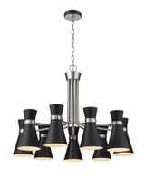Soriano 9 Light Chandelier 32 Inch Wide by 23.75 Inch High by Z-Lite - 728-9