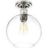 Hansford 1 Light 10 Inch Wide Semi Flush Mount by Progress - P350046
