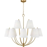 Marina 12 Light Chandelier 34 Inch X 40 Inch Wide by Visual Comfort Studio - CC18412