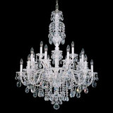 Sterling 20 Light Large 3 Tier Chandelier by Schonbek - 2998