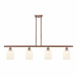 Bridal Veil 4 Light Stem Hung Island48 Inch Wide by Innovations - 516-4I-G559-5-GL