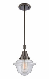 Oxford 1 Light Stem Hung Small Pendant 9.13 Inch Tall by Innovations - 447-1S-G53