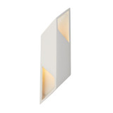 Ambiance LED Rhomboid ADA Right Large Wall Sconce by Justice Design - CER-5849