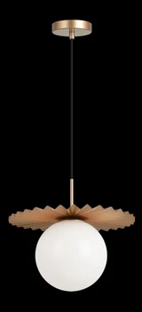 Modern Ruff 1 Light Medium Pendant by Matteo - C83111